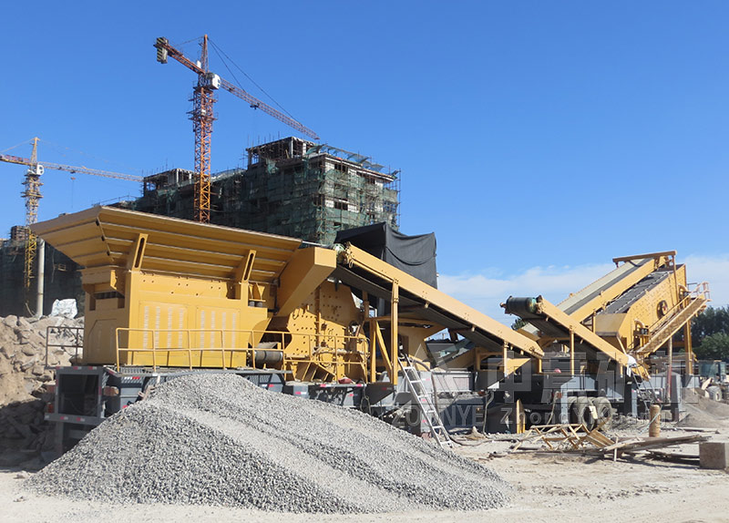 建筑垃圾破碎現場(chǎng)