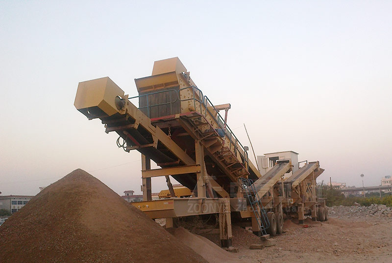 移動(dòng)建筑垃圾破碎機