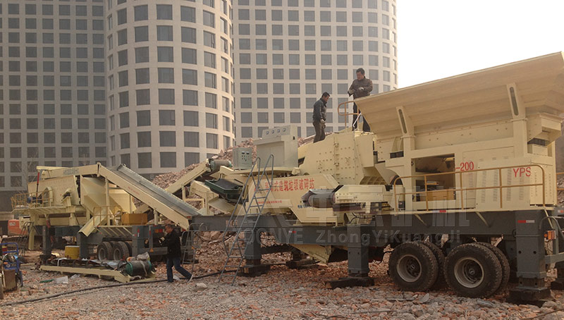 移動(dòng)式建筑垃圾粉碎機