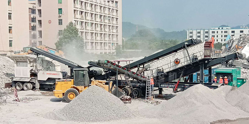 建筑垃圾處理現場(chǎng)