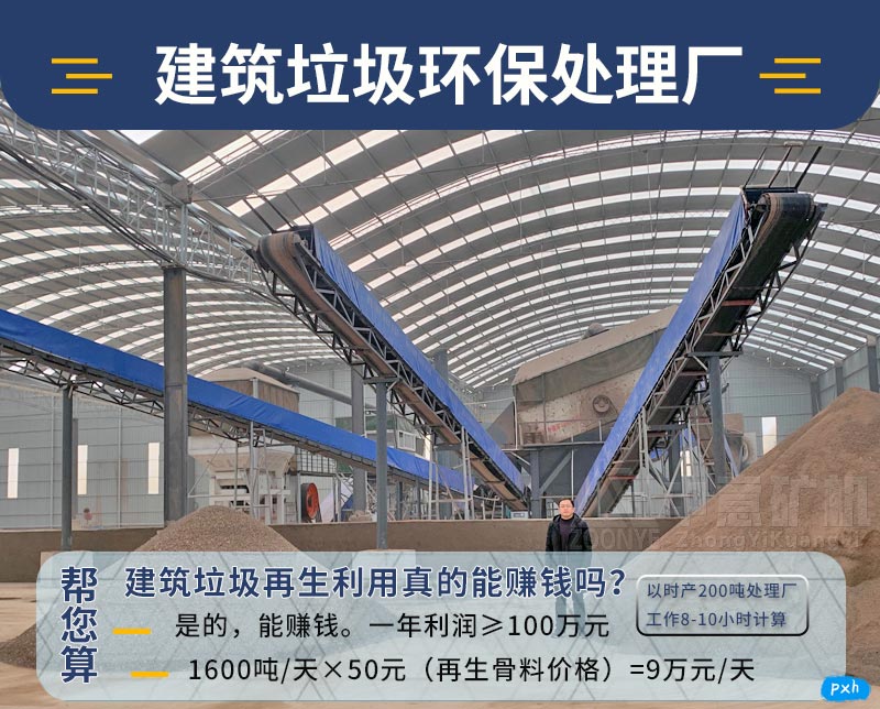 建筑垃圾處理廠(chǎng)利潤