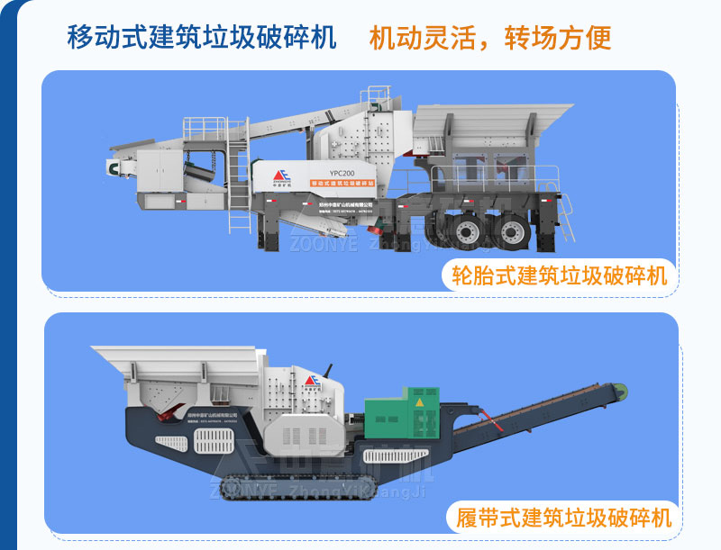 移動(dòng)建筑垃圾處理設備